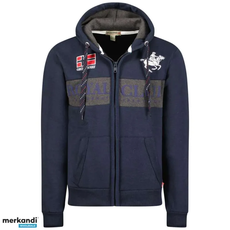 010002 Sudadera con capucha para hombre Geographical Norway - WW4779H. Tamaño: S, M, L, XL, 2XL