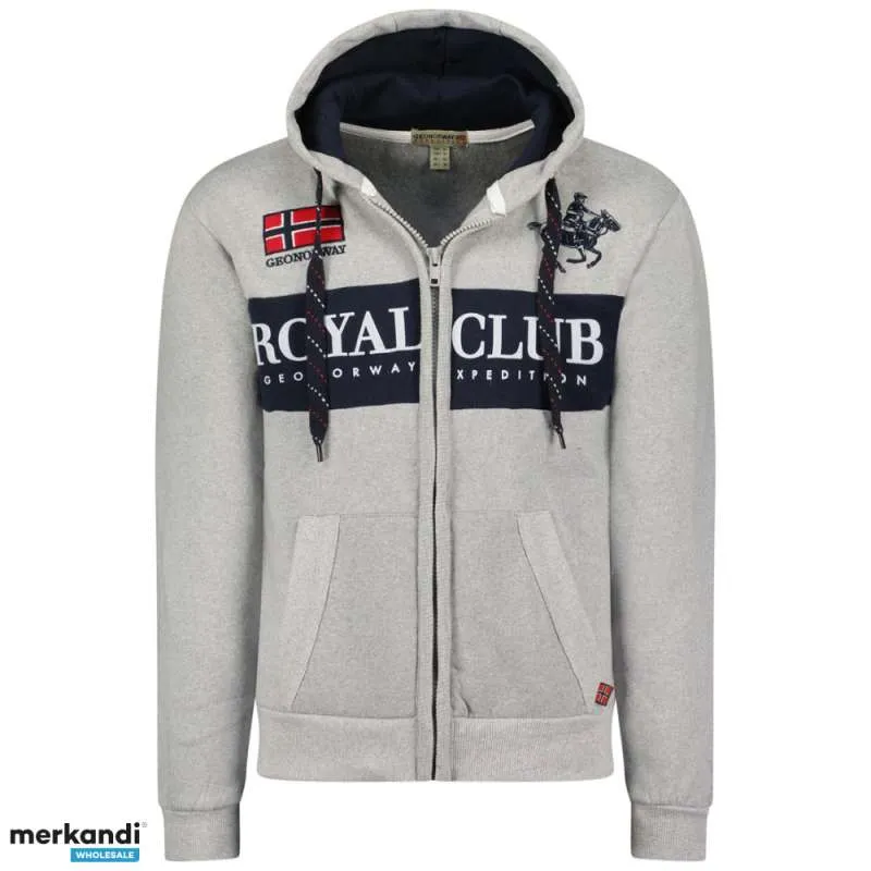 010002 Sudadera con capucha para hombre Geographical Norway - WW4779H. Tamaño: S, M, L, XL, 2XL