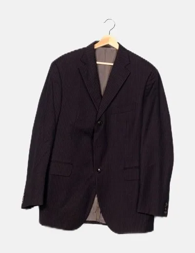 Boglioli Blazer negra rayas