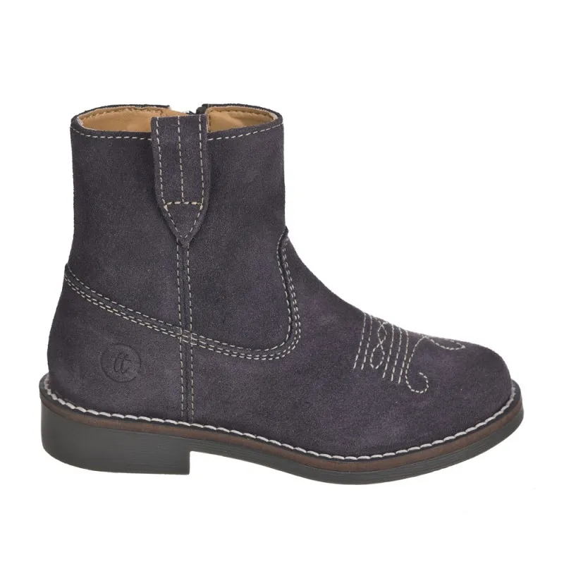 Bota campera en piel
