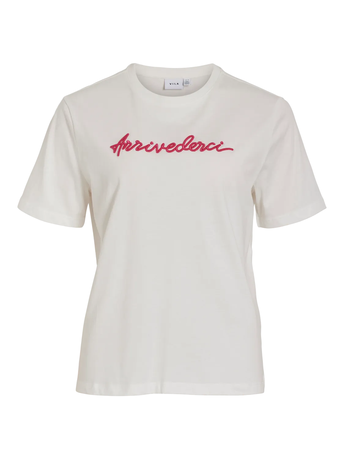 Camiseta Vila Sybil Rosa Arrividercy