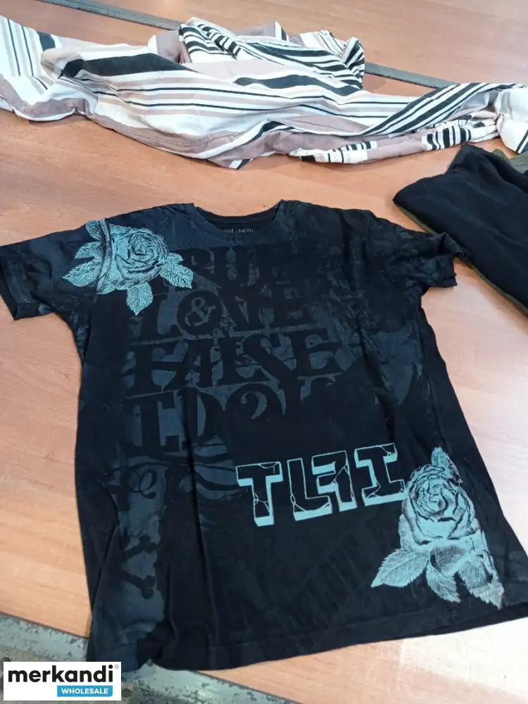 Camisetas de manga corta o manga larga clasificadas para hombre para su elección 1 grado (A) al por mayor por peso