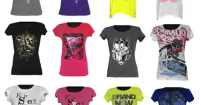 CAMISETAS DE MANGA CORTA PARA MUJER MIX PATTERNS S-XL