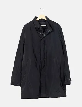 Cortefiel Anorak largo negro