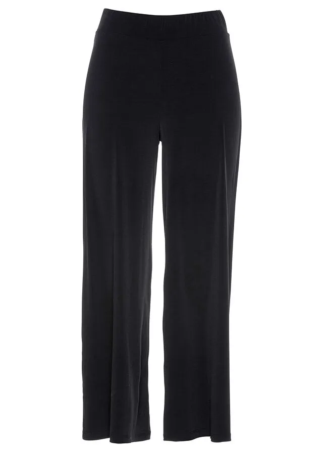 Culotte de punto Negro