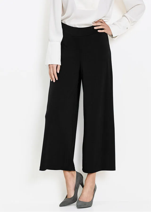 Culotte de punto Negro