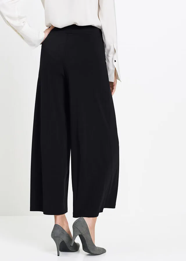 Culotte de punto Negro