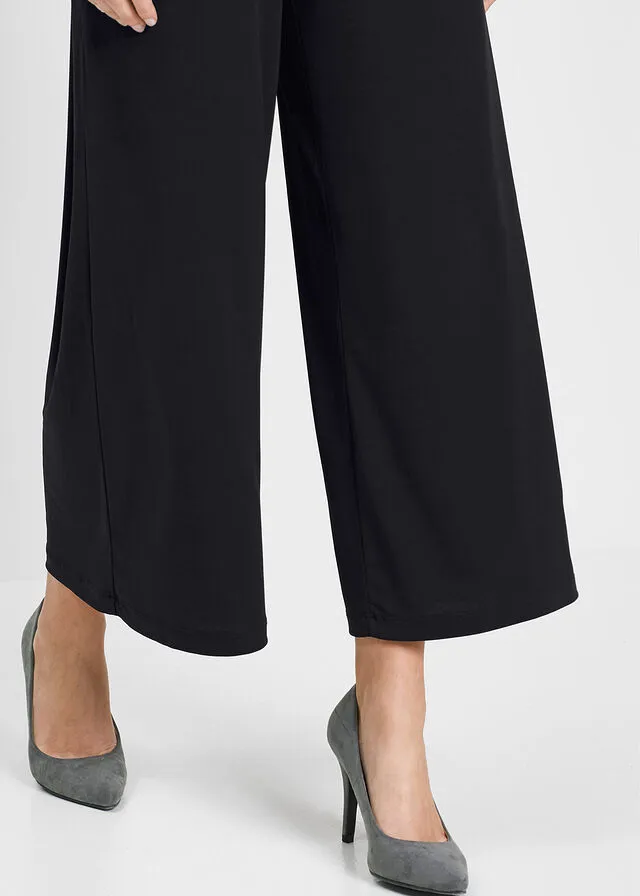 Culotte de punto Negro