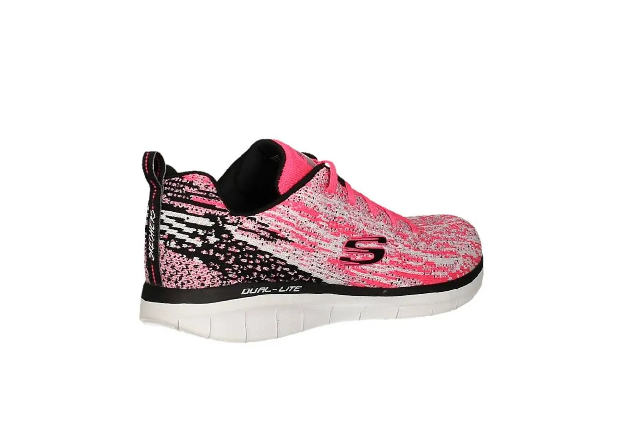 Deportivo Punto Blanco/rosa Talon Negro