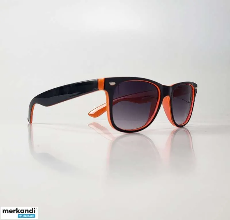 Gafas de sol TopTen wayfarer negras/naranjas SG14035WFORANGE