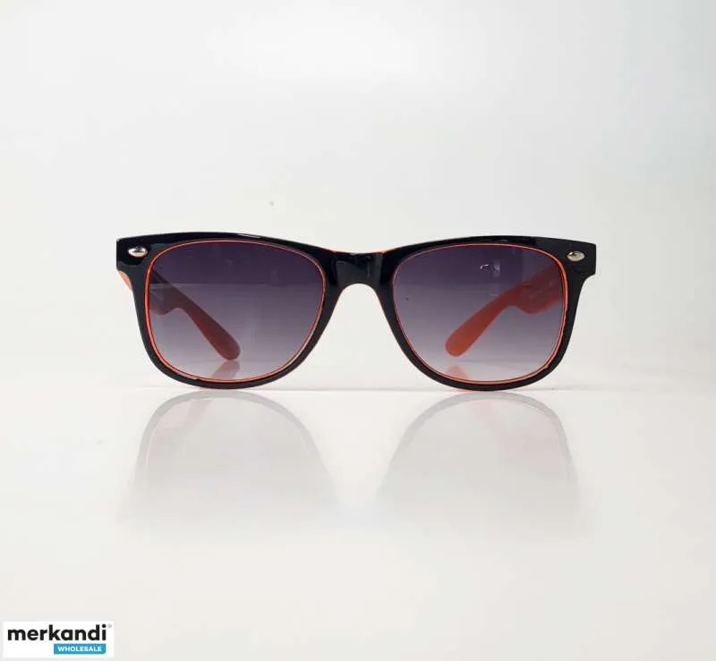 Gafas de sol TopTen wayfarer negras/naranjas SG14035WFORANGE