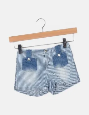 Girl2girl Short denim bicolor a rayas