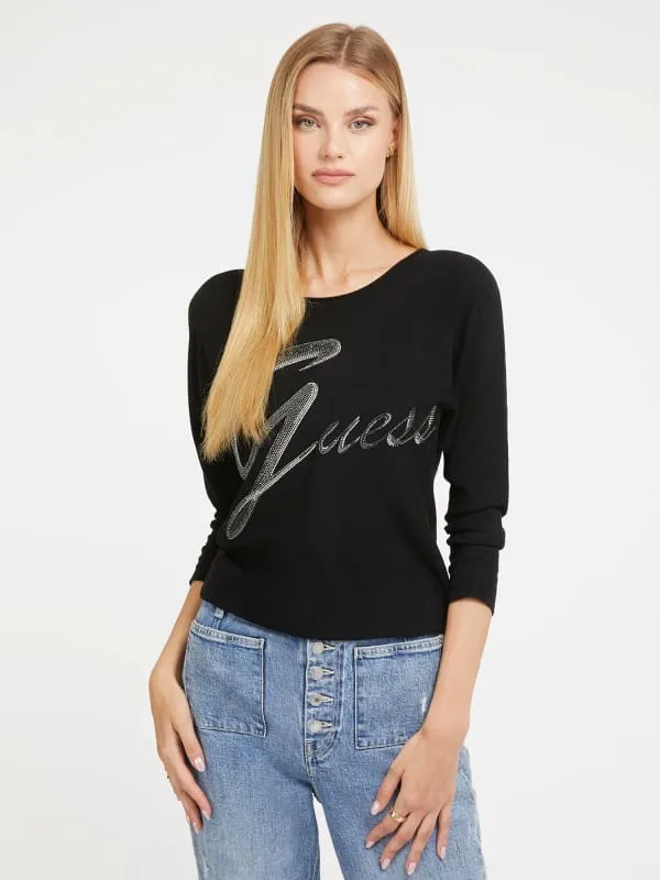 GUESS Rhinestones Front Logo