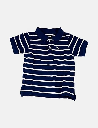 H&M Polo azul rayas