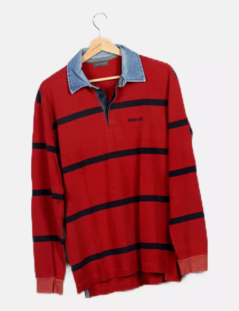 Massimo Dutti Polo bicolor rayas