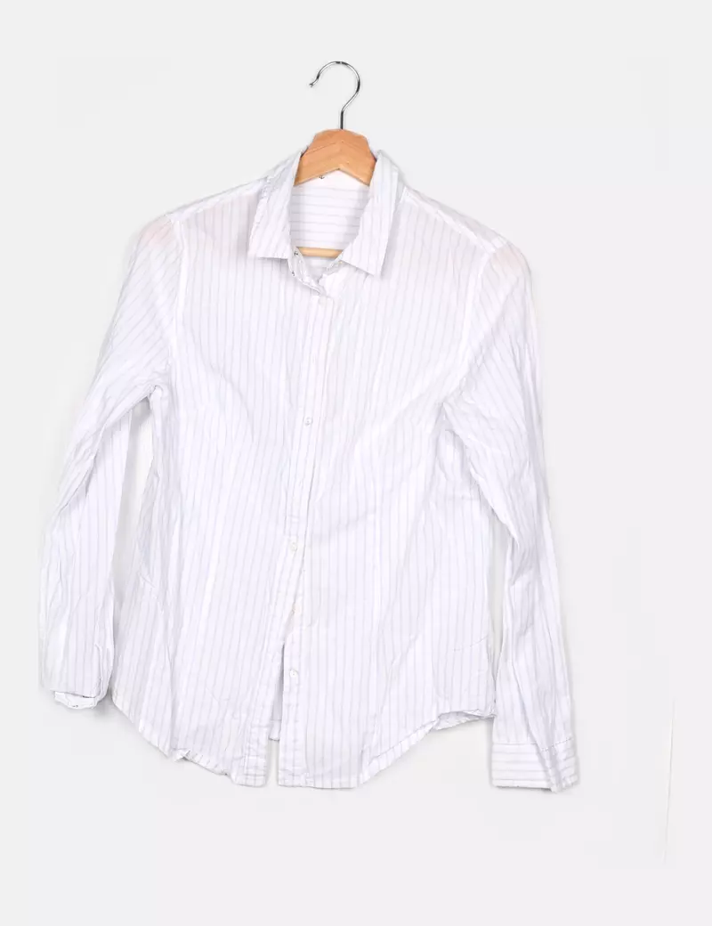 NoName Camisa blanca rayas