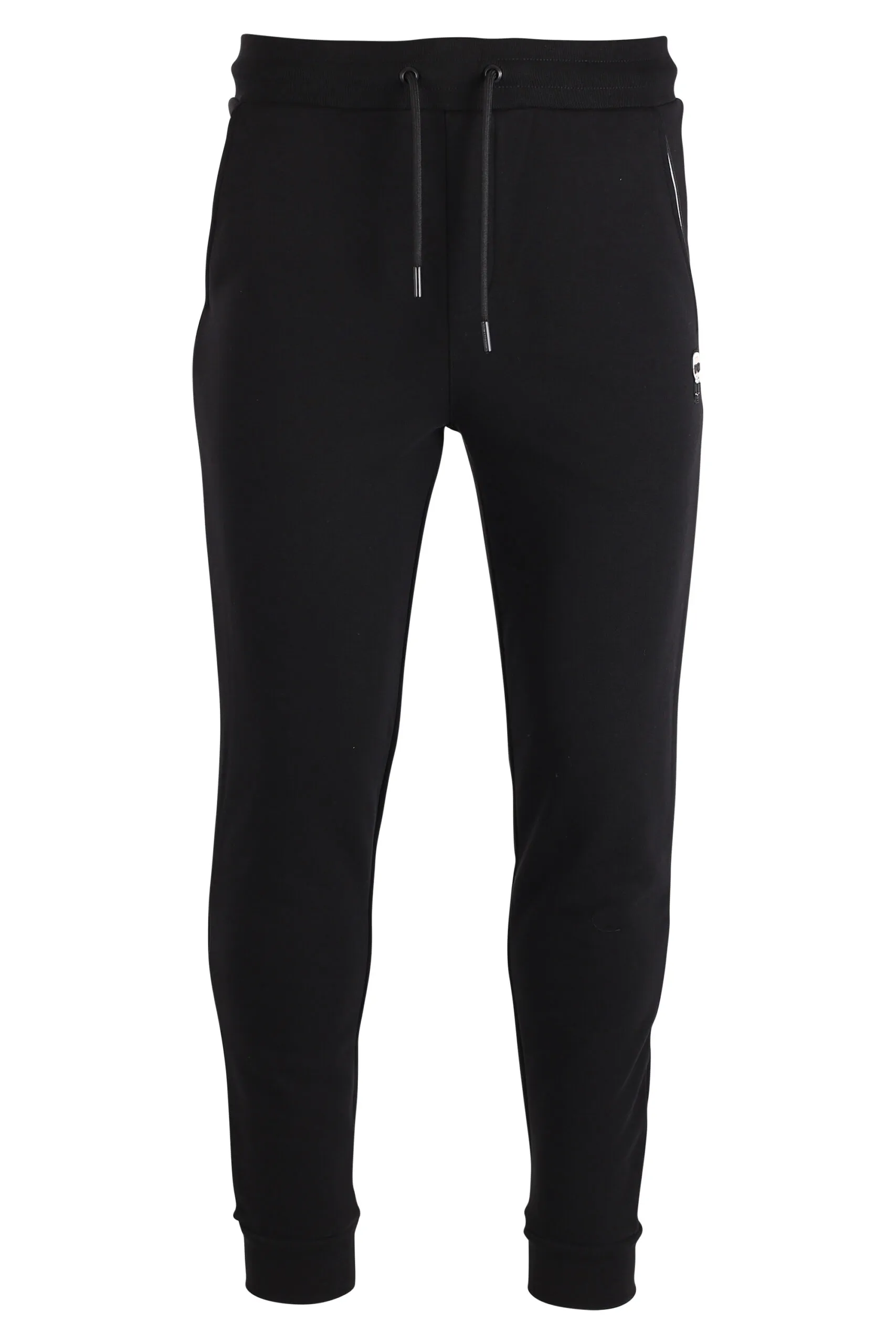 Pantalón de chandal negro con logo mini en goma