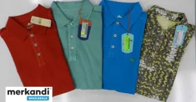 Pedido al por mayor: Polos de manga corta para hombre Tommy Bahama - Tallas variadas, lote de 50 piezas