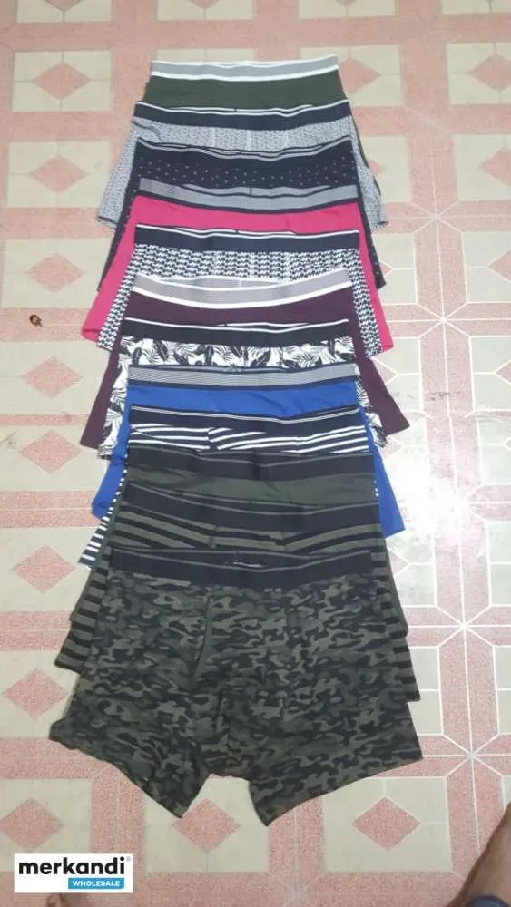 Primark Mens Boxers ofrece 40.000 piezas de stock. Spandex de algodón