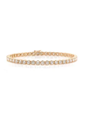 Pulsera Classic TENNIS - Oro 18k amarillo - 5.11ct