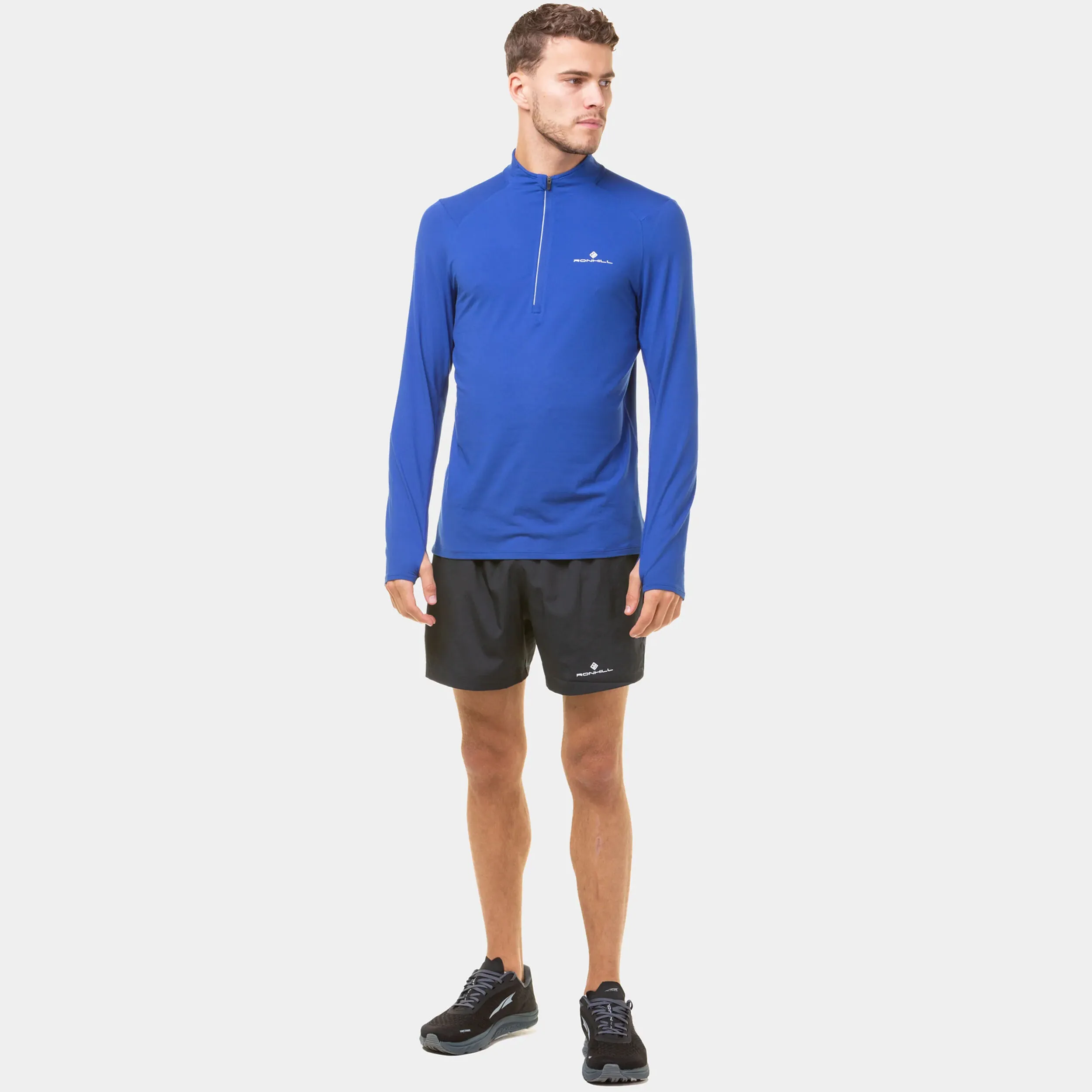 Ronhill Core Thermal 1/2 Zip Camiseta De Running Hombres