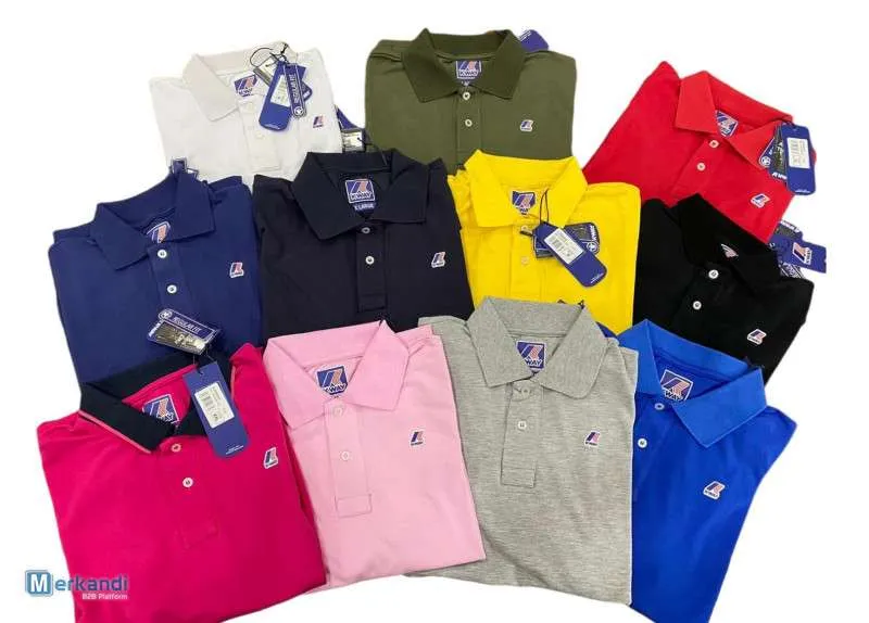 Stock de polos de hombre firmados k-way s/s