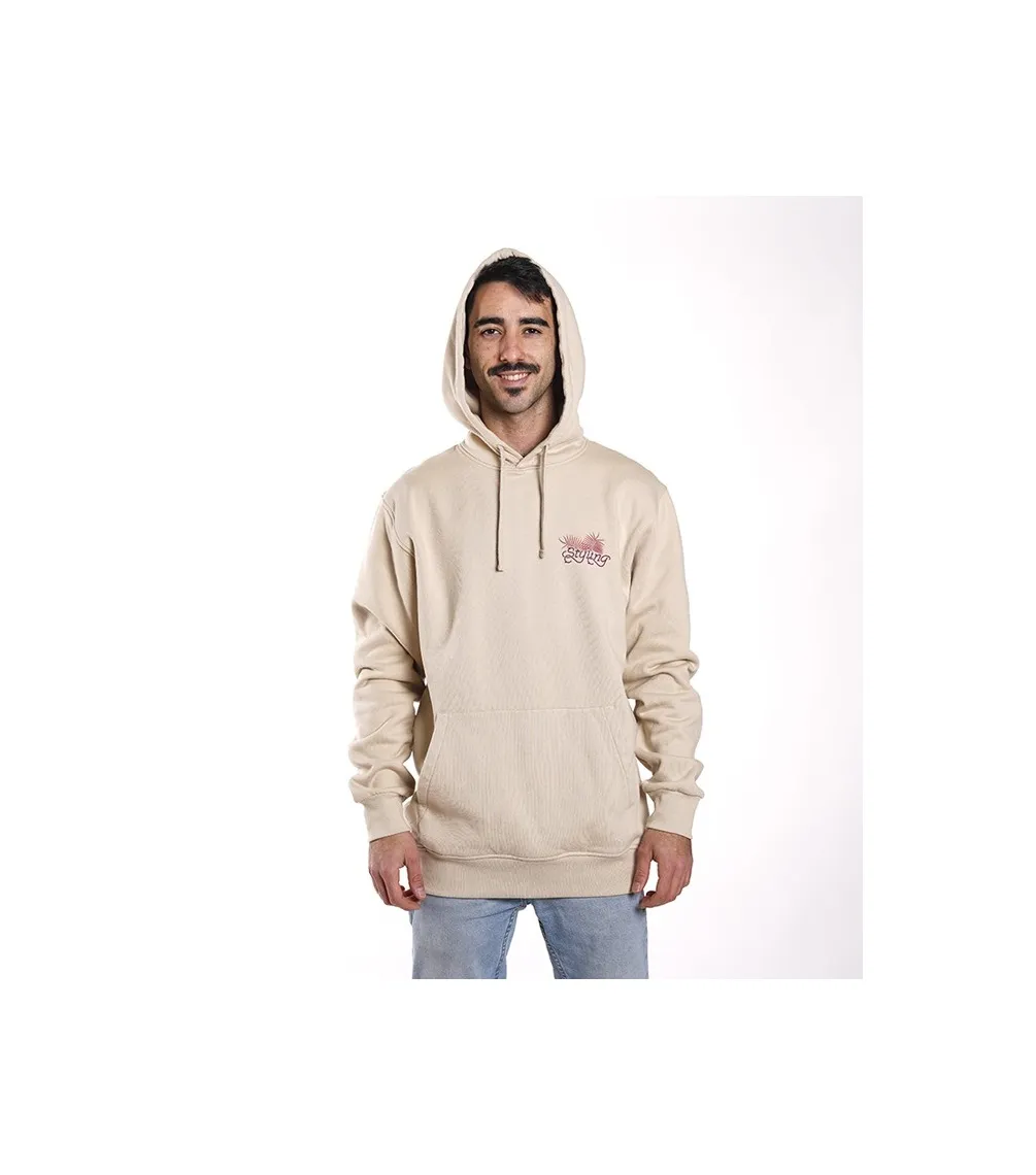 Sudadera Hombre STYLING Sunset - Gris pìedra