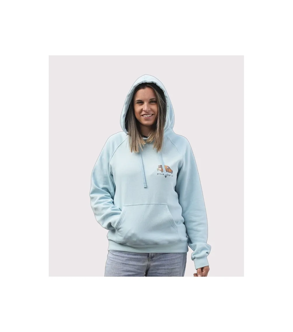 Sudadera Mujer STYLING Kabra - Aguamarina