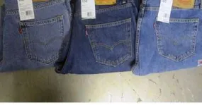 Surtido de jeans Levi's 505/550 para hombre: paquete al por mayor de 24 piezas, varios tamaños y lavados