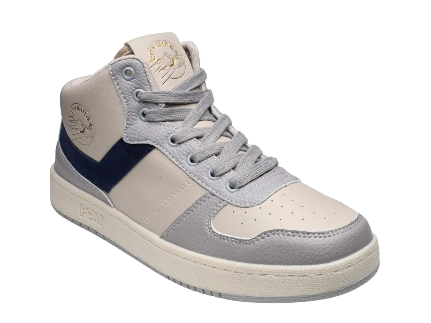 Tenis Pony Wings Mid Gris Para Hombre
