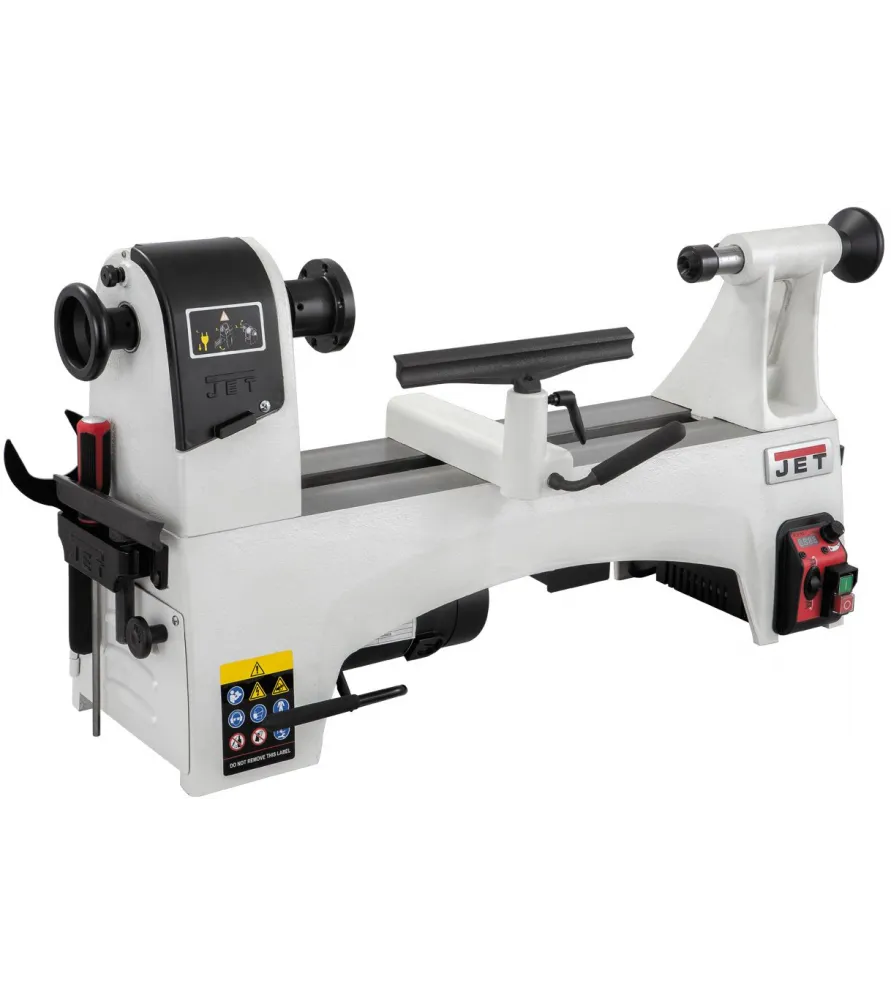 Torno para madera JET JWL-1221VS con Velocidad variable - 230V