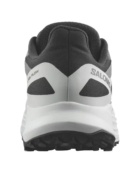 zapatilla salomon trail running  ULTRA FLOW negro/blanco