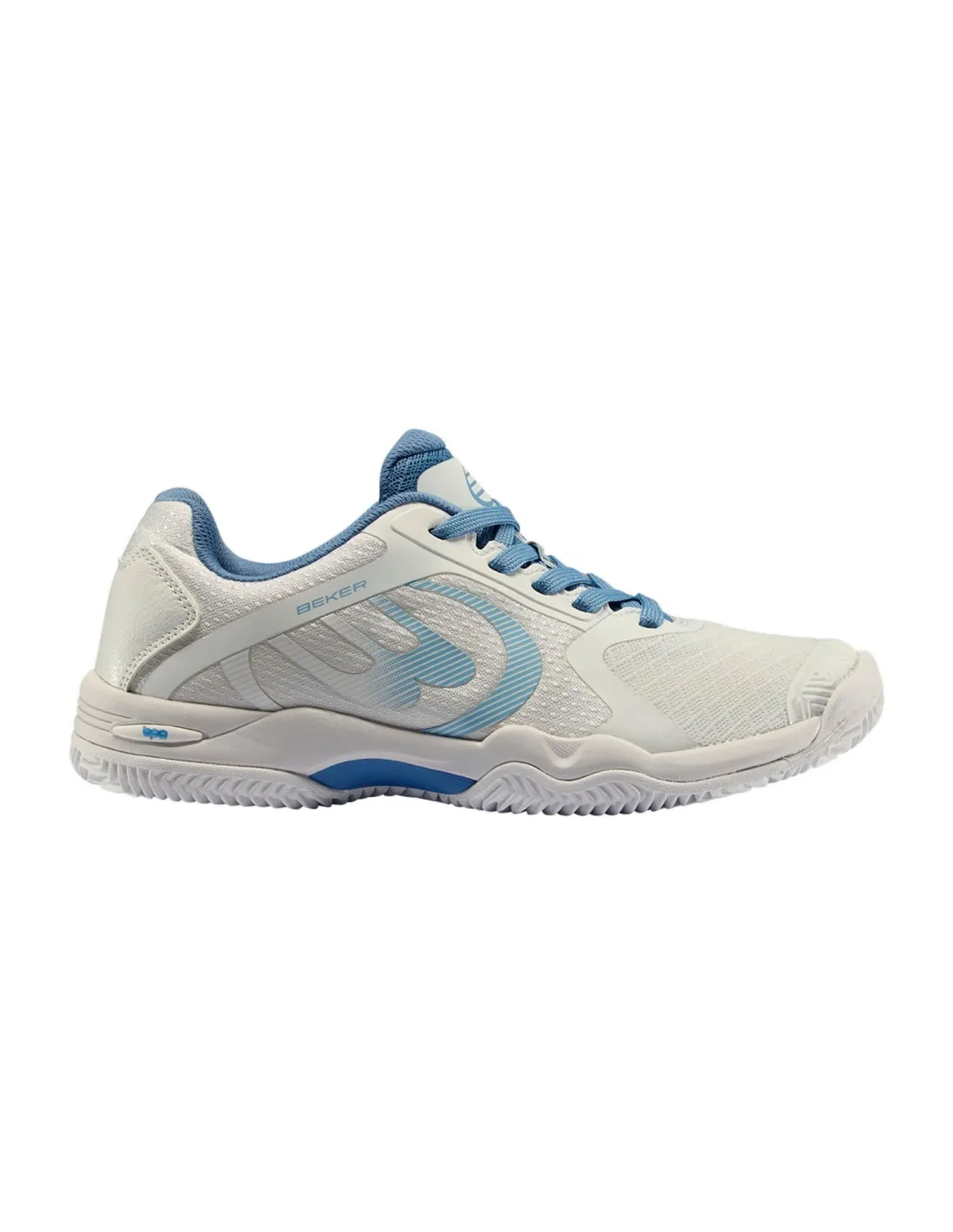 Zapatillas Bullpadel Beker 24v Blanco/Azul Mujer