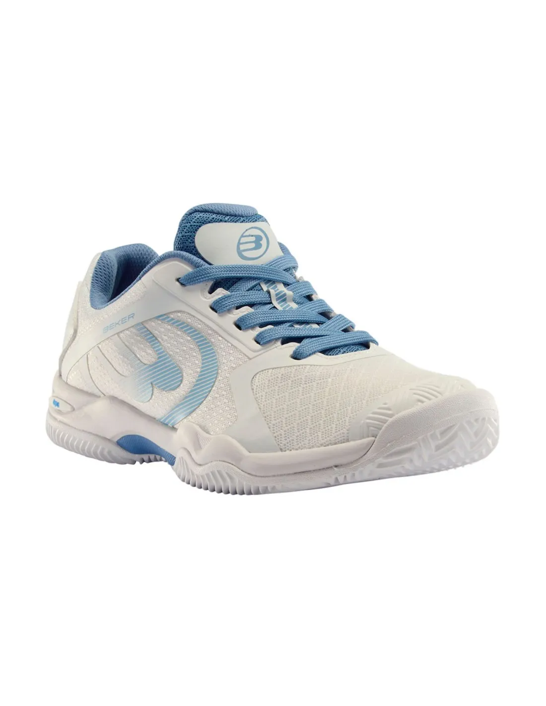 Zapatillas Bullpadel Beker 24v Blanco/Azul Mujer